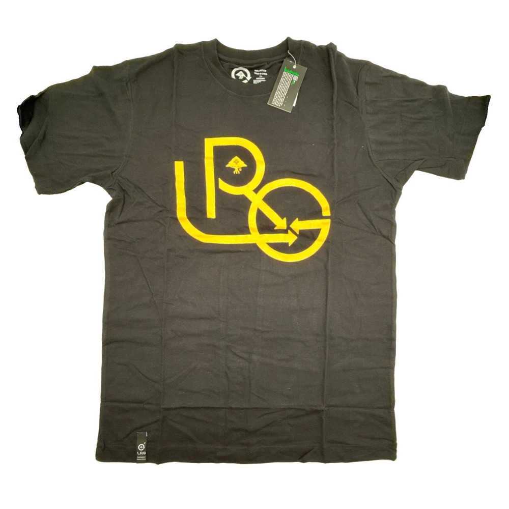 LRG Cycle Of Life T-Shirt Men's Small Black Graphic Tee New With Tags